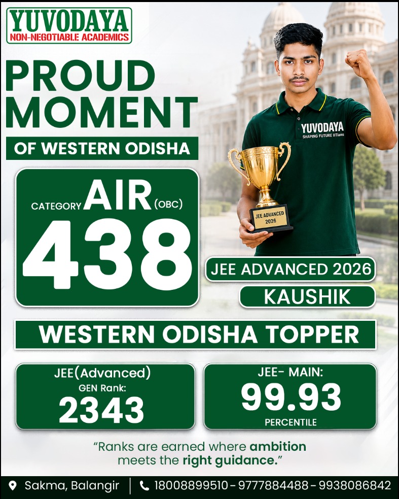 Topper in Western Odisha